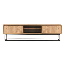 Hanah Home Belinda 140 Soporte para TV Negro y Pino